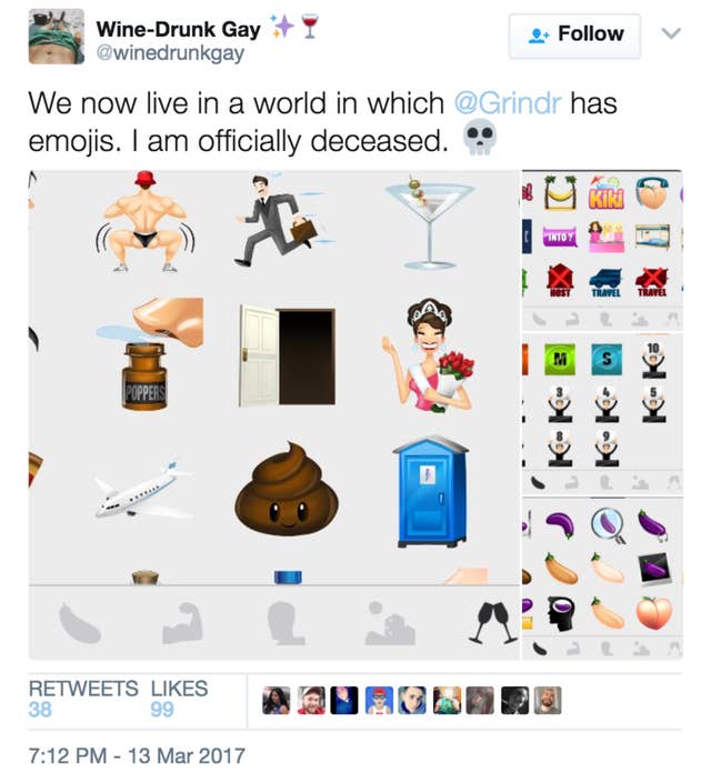 Grindr emoji dictionary