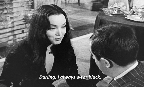«Chéri-e, je ne porte que du noir.»