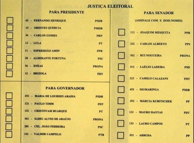"Na minha época, a gente votava ESCREVENDO NUM PAPEL, sim!"