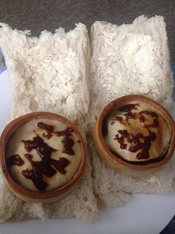 This is basically Carbception, especially if it's a macaroni pie.