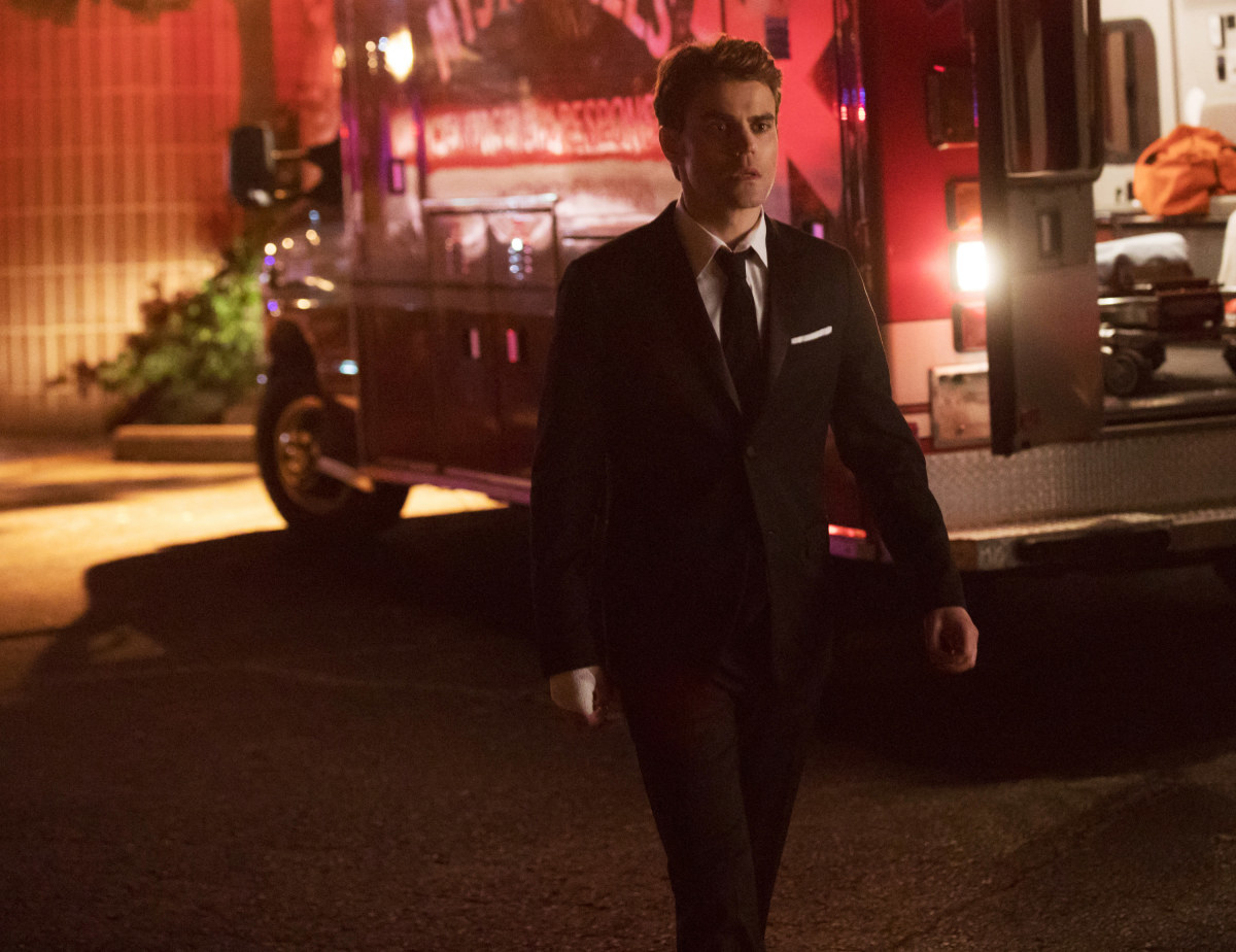 Stefan and his "I'm about to do something stupid" face.