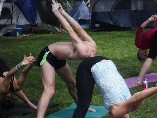 La de la clase de yoga más incómoda ¿de la historia?