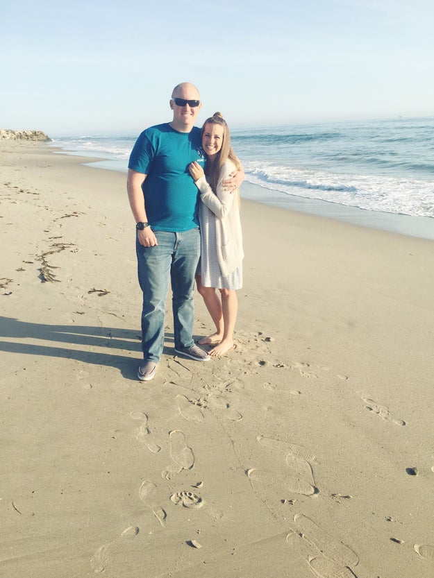 Meet Ty and Sam, a couple living just outside LA. The two recently went on a date to the beach to celebrate that Sam had just finished nursing their second child.