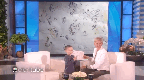 When Degeneres asked what he was doing there, Nate had a simple answer.“Because he likes Russia," he said.