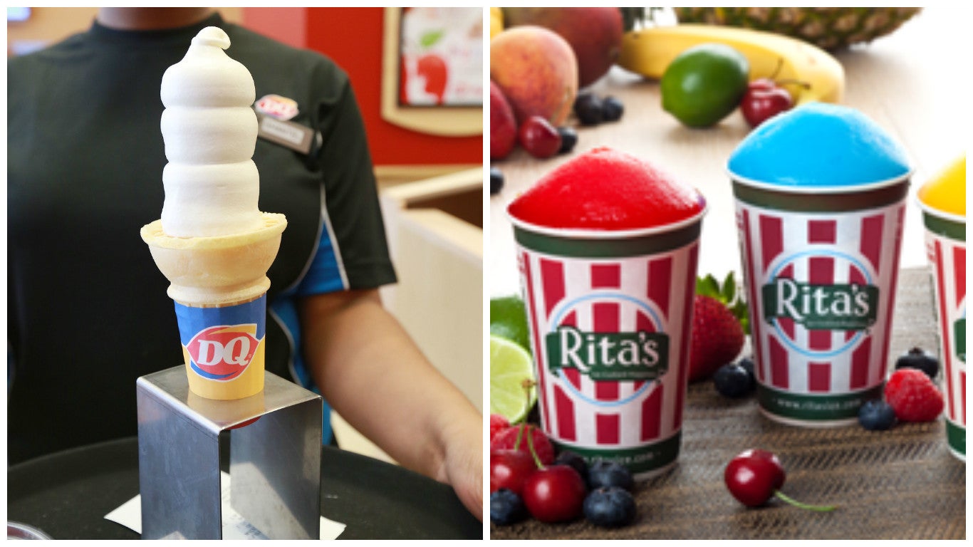 Dairy Queen AND Rita's Are Giving Out Free Dessert Today