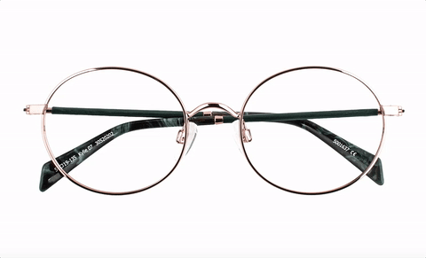 Chic Rose-Gold Frames
