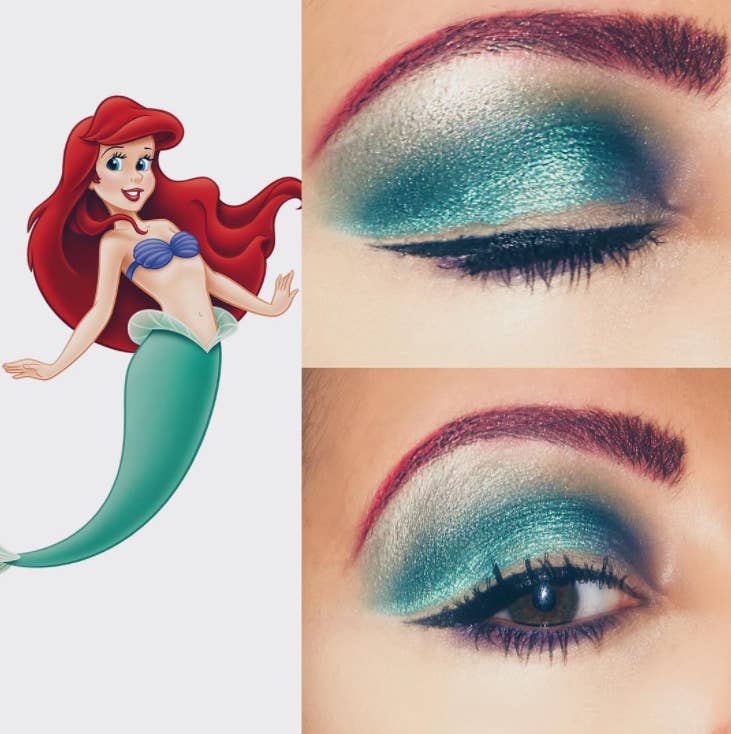 little mermaid eye makeup
