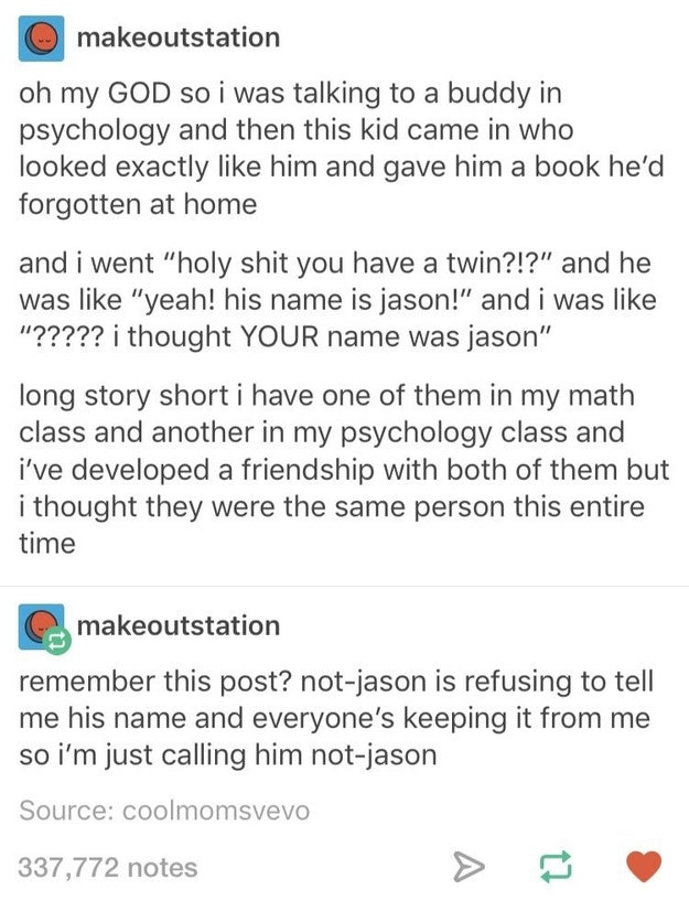 The tale of Not-Jason.