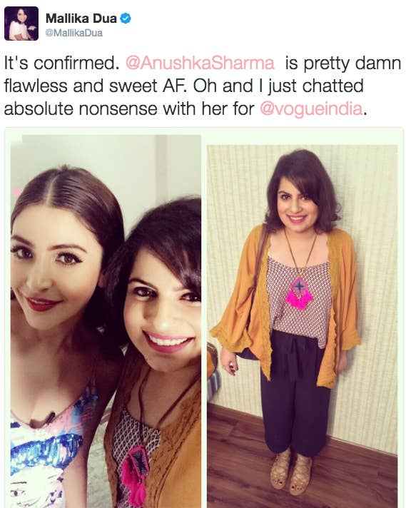 Mallika Dua Interviewed Anushka Sharma For "Vogue India ...