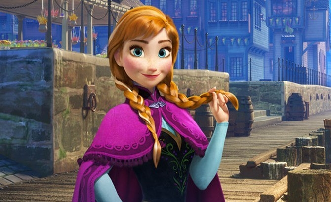 Anna's awkwardness and quirky-ness makes her the most unique princess of them all. She was willing to go into the wilderness to go look for her sister despite the way Elsa shut her out for all those years. Even though she is a bit love crazy and naive, she was brave and selfless enough to give her life for her sister after seeing Hans was going to kill her. Go Anna!