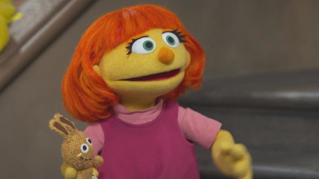 The newest muppet friend on Sesame Street is Julia, a 4-year-old who likes to sing and also has autism.