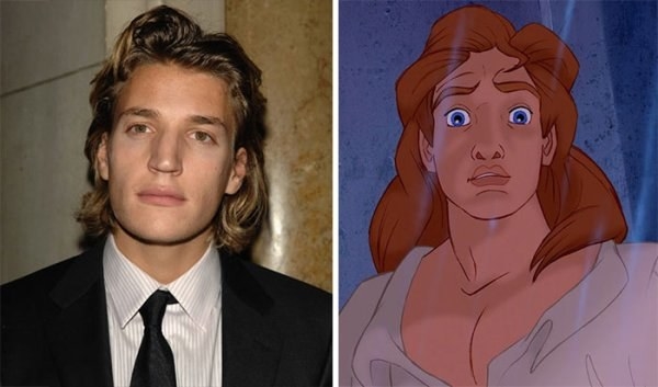 Prince Adam and Jean Sarkozy have similar facial characteristics