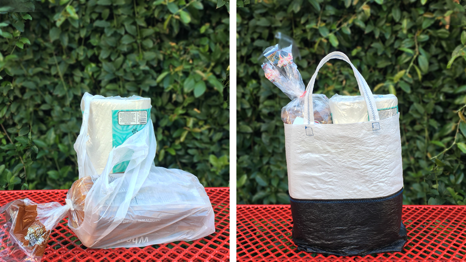 Turn Plastic Sacks Into A Recycled Tote