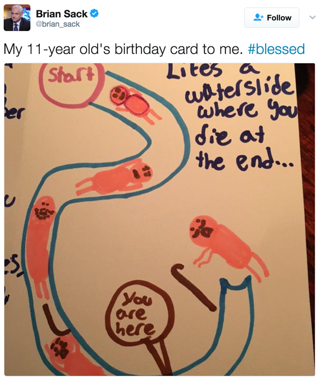 This kid who is sharing straight-up facts:
