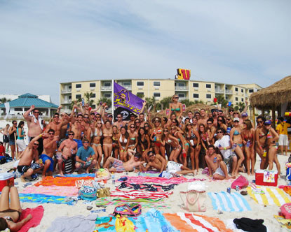 College life is already a beach party so why not move it to a new location for a week?
