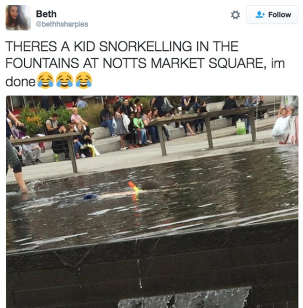 This kid who has no rules: