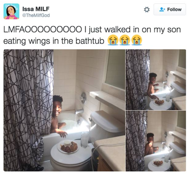This kid who discovered how to solve the problem of messy wings: