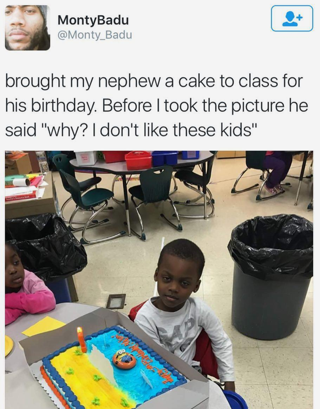 This kid who knows he doesn't have to pretend: