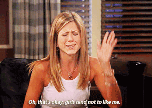 I LOVE Friends, but Rachel goes through little character development and is really entitled, whiny, and mean. Whenever Ross dates another woman she gets SOOO pissed and usually manipulates the relationship... even though SHE is always the one who ends things with Ross. –chicagoisso2yearsago