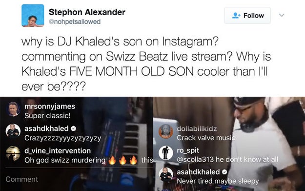 Khaled has built up a fanbase as the King of Low-Key Doing Too Much, which would explain why people love his very extra (but also very cute) impersonations of Asahd.
