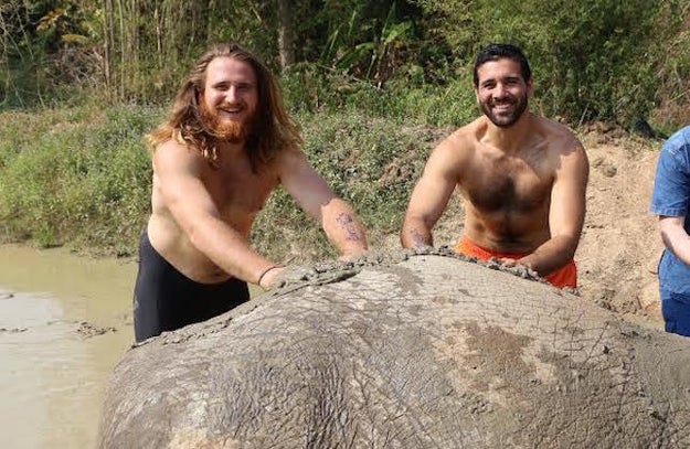 This is Matias Meneses and his friend, Pete Podrid. The two have been best bros since they met on their freshman football team in high school – 15 years ago.