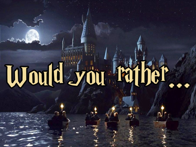 The Hardest Game Of Would You Rather For Harry Potter Fans