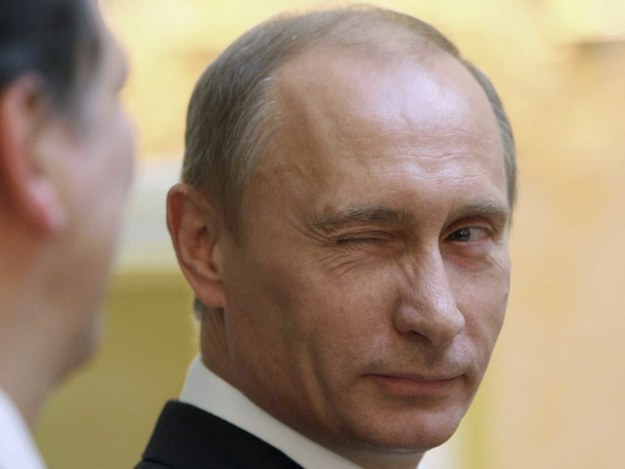 Winking Putin