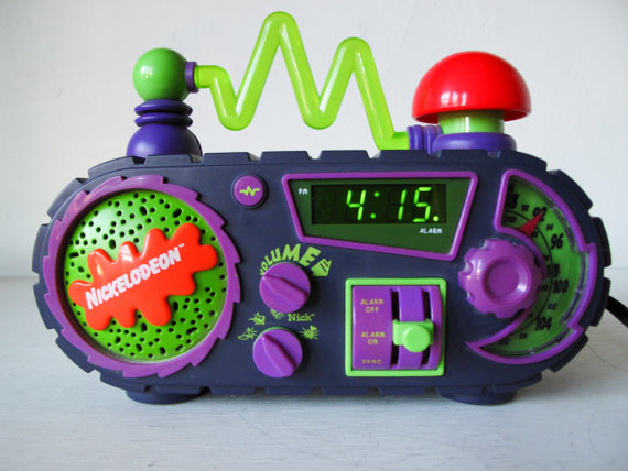 Nickelodeon alarm clock