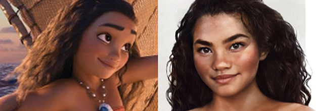 Después de ver esta ilustración de Moana necesitamos que hagan versión de  imagen real YA