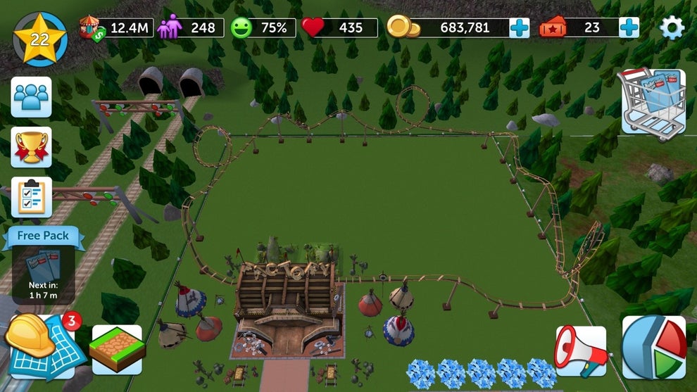 Rollercoaster tycoon touch increase shop satisfaction online