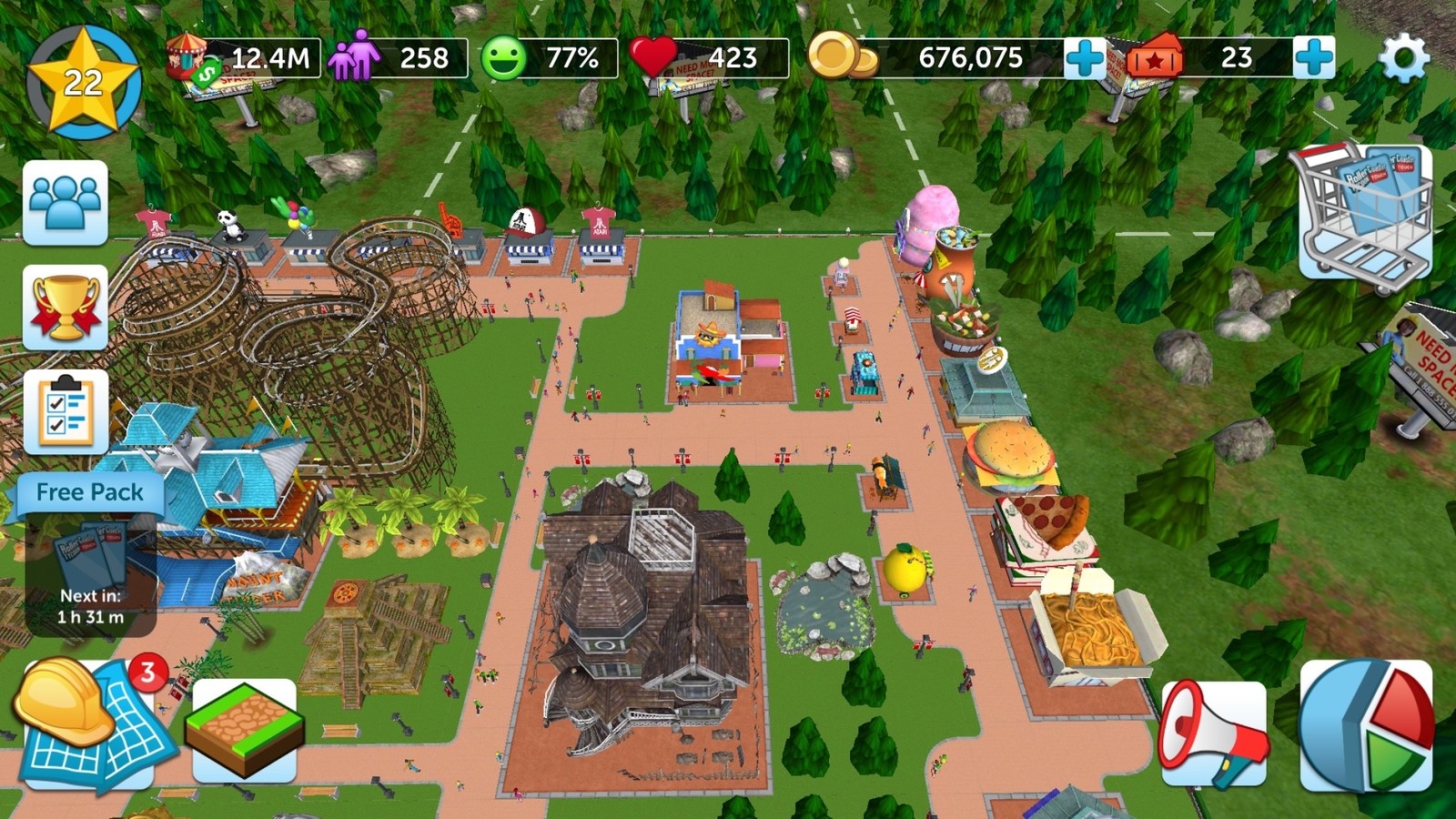 play roller coaster tycoon free mac