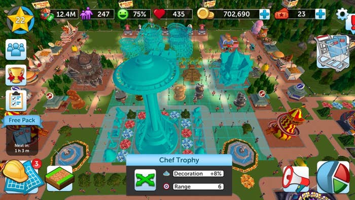 Rollercoaster Tycoon Touch Level 50