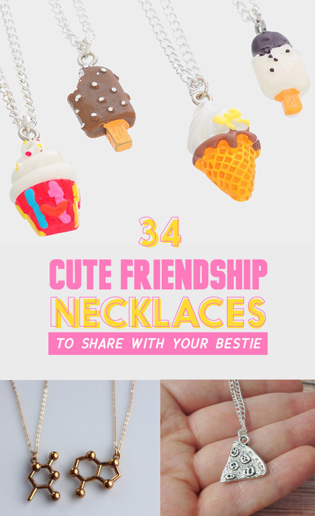 2pcs4 Pcs Bff Necklaces Bracelets Half Heart Pendant Best Friends Fashion  Chain Friendship Jewelry Set For Girl Lady  Fruugo NO
