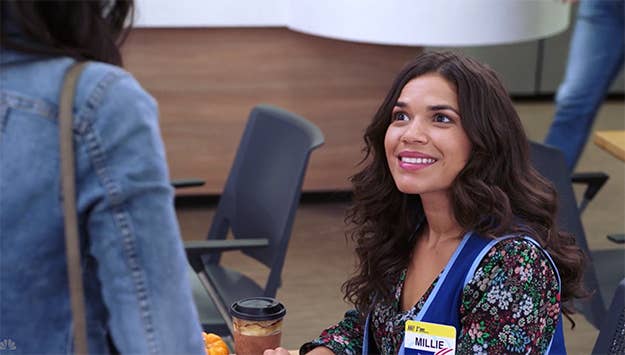 A Running List Of All The Name Tags Amy From Superstore Has Worn