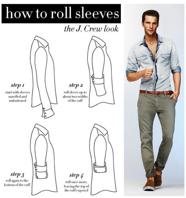 Get the perfect sleeve roll with this simple tip.