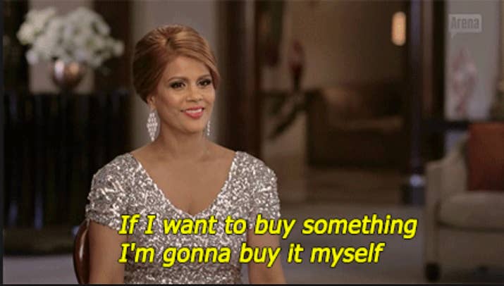 'Se eu quiser comprar algo, eu mesma compro.'