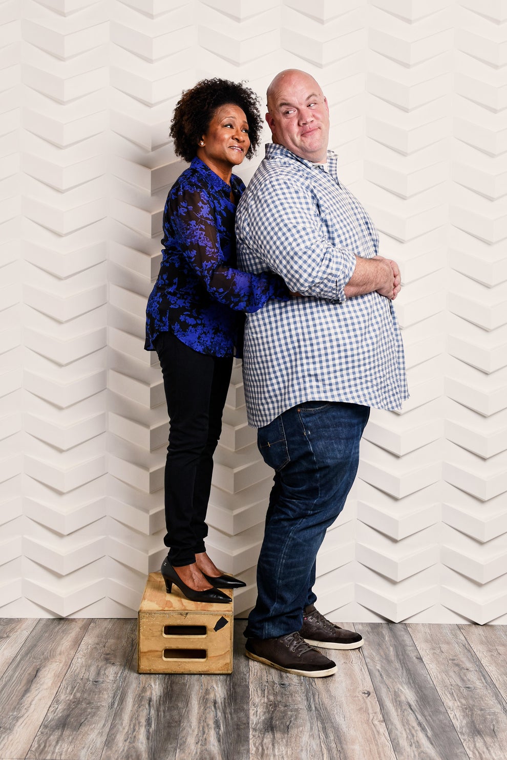 Talk Show the Game Show executive producer Wanda Sykes with creator and host Guy Branum