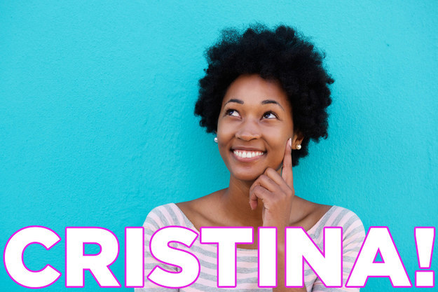 Cristina!