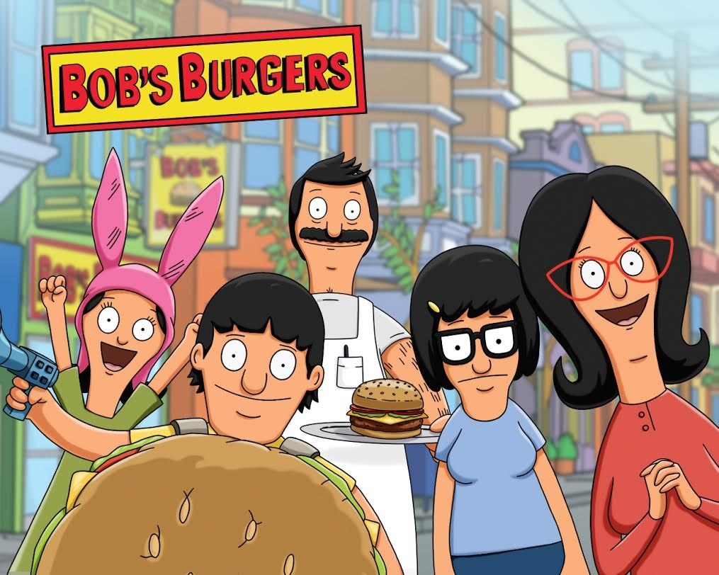 A classic! Also available on Netflix. Here is the blurb: "Bob Belcher is a third-generation restaurateur who runs Bob's Burgers with his loving wife and their three children. Bob believes his burgers speak for themselves and isn't afraid to offer a variety of off-beat creations."