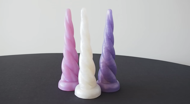 BEHOLD! The Unicorn Horn Dildo.