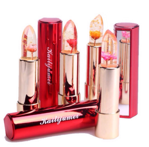 clear lipstick with flower target