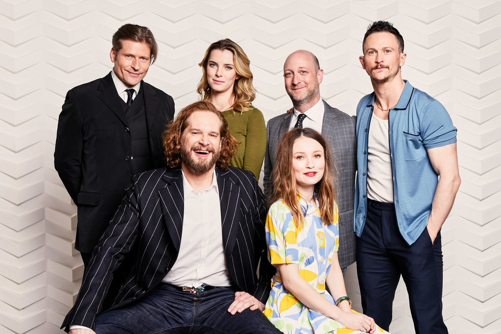 American Gods stars Crispin Glover, Betty Gilpin, Jonathan Tucker, and Emily Browning with executive producers Bryan Fuller and Michael Green