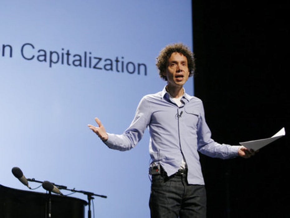 malcolm gladwell on stage