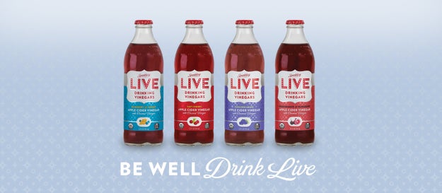 Sparkling Drinking Vinegar from LIVE Beverage