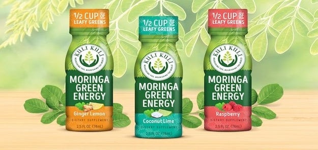 Moringa Green Energy shots from Kuli Kuli