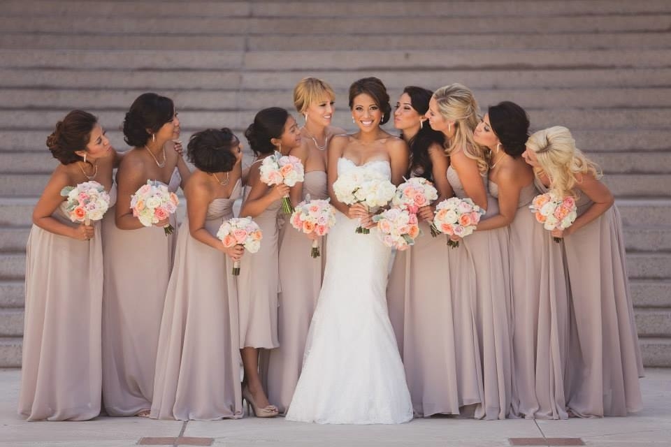 Since it's likely that you'll only have one big wedding day, if you want to splurge on your appearance there are many ways to do so!* Have outfit changes- One look for the ceremony ceremony, one for reception, and one for depature, or however many you and a stylist can dream up.* Go completely designer, head to toe* If you want to ensure that you and your bridal entourage are all completely in sync, provide your bridal party with their wardrobe and/or hair & makeup