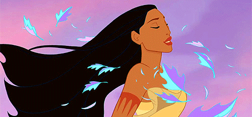 Pocahontas's Long, Brown Look