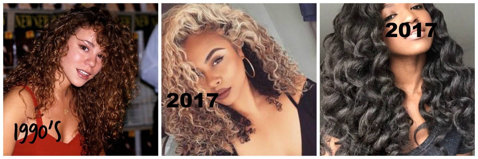 This one is a no-brainer! Voluminous curls have always been in style. But with the rising popularity in the black community of a natural look, spring 2017 is just screaming for a beautiful new curly-headed you! Mariah Carey was known for her beautiful loose curls in the 90's. Now you can be known the same way by rocking your natural hair, getting a weave or a wig for extra volume, or trying another new craze in black hair like crochet braids, which are extensions crocheted onto your natural hair.