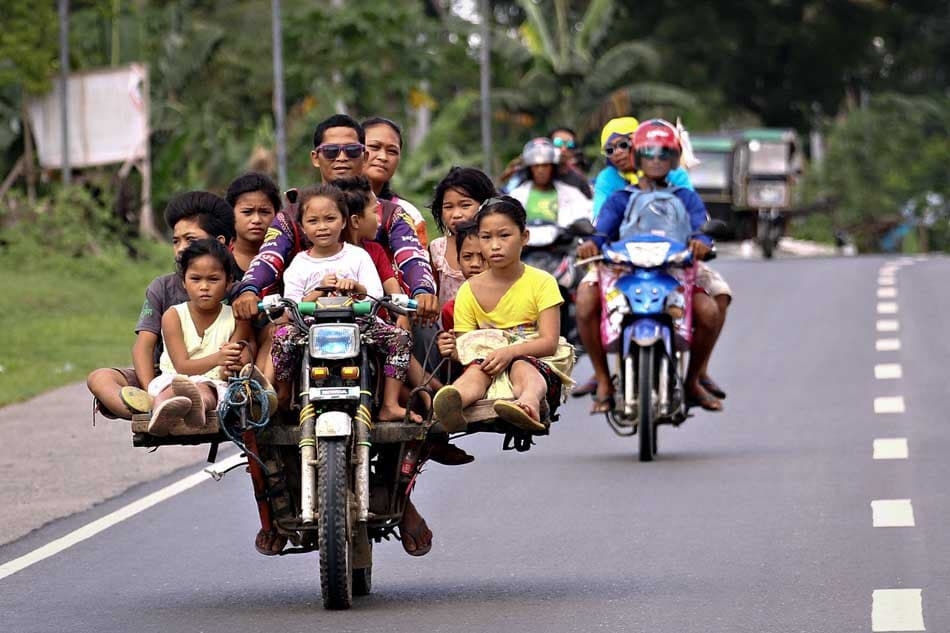 You don’t need a big motorcycle to bring along your friends. The habal habal is common in the Philippines. It’s a DIY upgrade where six seats can be added to a bike that may only have a 250cc engine.