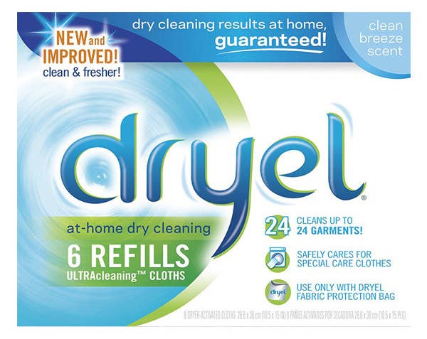 Dryel Cleaning Refill, 6 Count